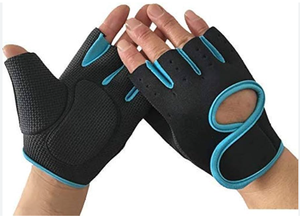 Guantes de Gimnasio Unisex Ligeros, Transpirables, de Cuero y Poliéster, Antideslizantes, Duraderos, sin Dedos, con Protección Completa de la Palma para Levantamiento de Pesas - Product Image 6