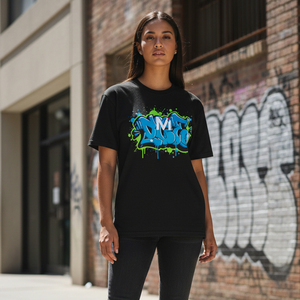 T-shirt surdimensionné uni de haute qualité, impression personnalisée, coton 250 g/m², col rond, impression en relief, pour homme - Product Image 6