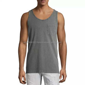 Camiseta sin Mangas de Punto Transpirable Informal para Hombre, para Gimnasio, Fitness, Culturismo, Entrenamiento, Cuello Redondo, Sin Mangas, Verano, Fresca, Secado Rápido - Product Image 1