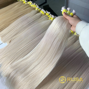 Extensiones de cabello vietnamitas al por mayor, onduladas, con textura y longitud personalizadas, de 10 a 34 pulgadas, color marrón. - Product Image 1