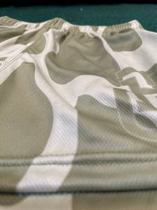 Green Cow <b>Camo</b> Lace Sublimation Printed Mesh <b>Shorts</b> for Women Hoopers High Street Wear All Sizes Available - Product Image 2