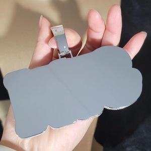 Colgante de Letra con Diamantes de Moissanita Corte Baguette, Chapado en Plata de Ley 925, VVS, para Hombre, Estilo Rapper, Hip Hop - Product Image 4