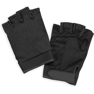 Perforated Microfiber Gym Gloves Women Men <b>Half</b> Finger Anti <b>Slip</b> Padded Palm Breathable Fitness <b>Half</b> Finger Gloves - Product Image 4