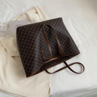 Sac fourre-tout de bureau pour femmes, élégant, imperméable, avec fermeture éclair, motif géométrique, sac à bandoulière pour femmes, simili cuir, grande capacité 3L+