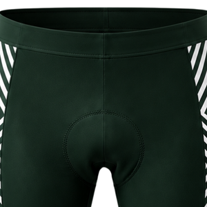 Dark Green White Custom <b>Cycling</b> Jersey <b>Shorts</b> Set <b>Short</b> Sleeve Full Zip Quick Dry <b>Padded</b> Bicycle Uniform Racing Team Performance - Product Image 5