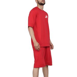 Conjuntos cortos para hombre, conjunto corto de dos piezas, pantalones cortos para hombre, camiseta informal de calle, camiseta de 2 piezas, conjuntos para hombre, Color de contraste personalizado - Product Image 3