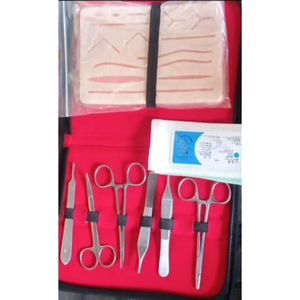 Premium Suture Practice Kit - Stainless Steel | Reusable Autoclavable Medical Dental and <b>Nursing</b> Training Instrument Set - Product Image 4