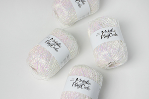 Código de juego metálico (70g) Hilo de ganchillo DIY para bolsa Hilo de poliéster hilo de oro plateado brillante - Product Image 4