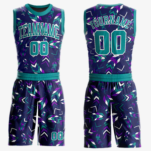 ชุดบาสเก็ตบอลคุณภาพสูง แห้งเร็ว ชุดทีมแบบกำหนดเอง เสื้อแขนกุดและกางเกงขาสั้น พร้อมชื่อและหมายเลขแบบกำหนดเอง ชุดกีฬา - Product Image 3