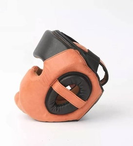 Best Quality PU Leather Protective Durable Head Guard OEM ODM Service <b>Boxing</b>/Kick <b>Boxing</b> Training Sports Safety RL-HG-73 - Product Image 4