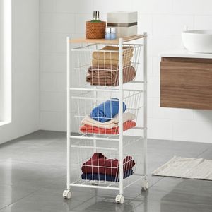 Chariot de rangement roulant à 3 niveaux OEM pour Shopee et eBay, mobilier de rangement taïwanais pour cuisine, fabriqué par Organizer - Product Image 1