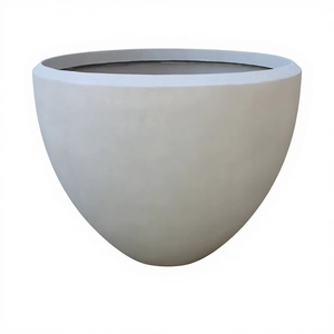 KNT Creations – Pot suspendu en fibre de verre léger et durable, design classique et moderne, texture lisse, pour intérieur et extérieur - Product Image 1