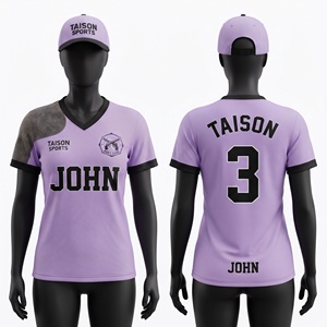 Maillot de tir pour hommes en maille polyester premium 240 GSM, lavande et noir, avec logo personnalisé par transfert thermique, panneau d'épaule matelassé, anti-UV - Product Image 1