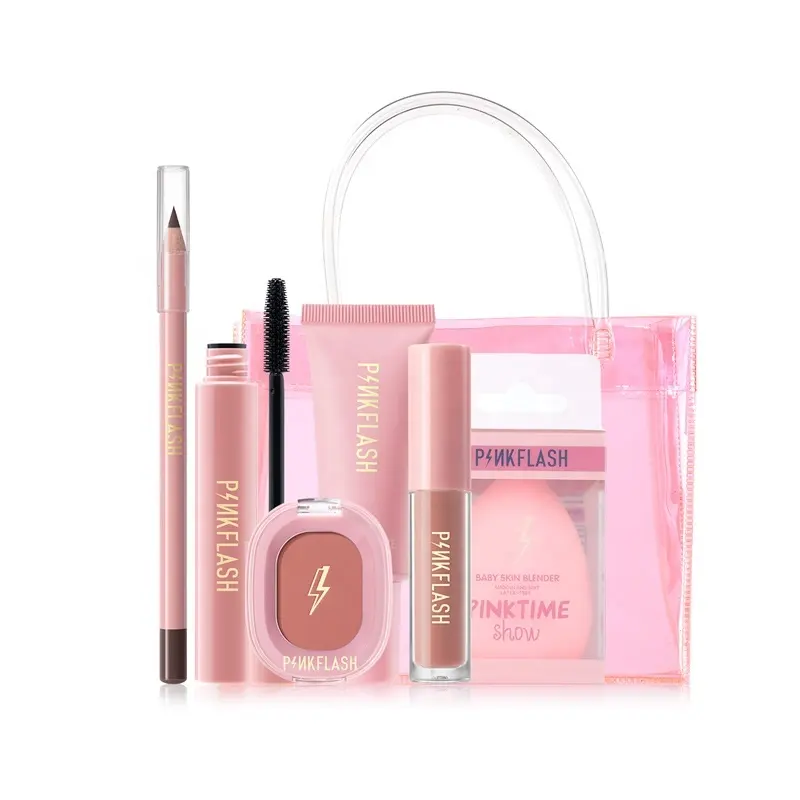 Pinkflash kit de maquiagem para presente, kit de maquiagem para mulheres, cosméticos