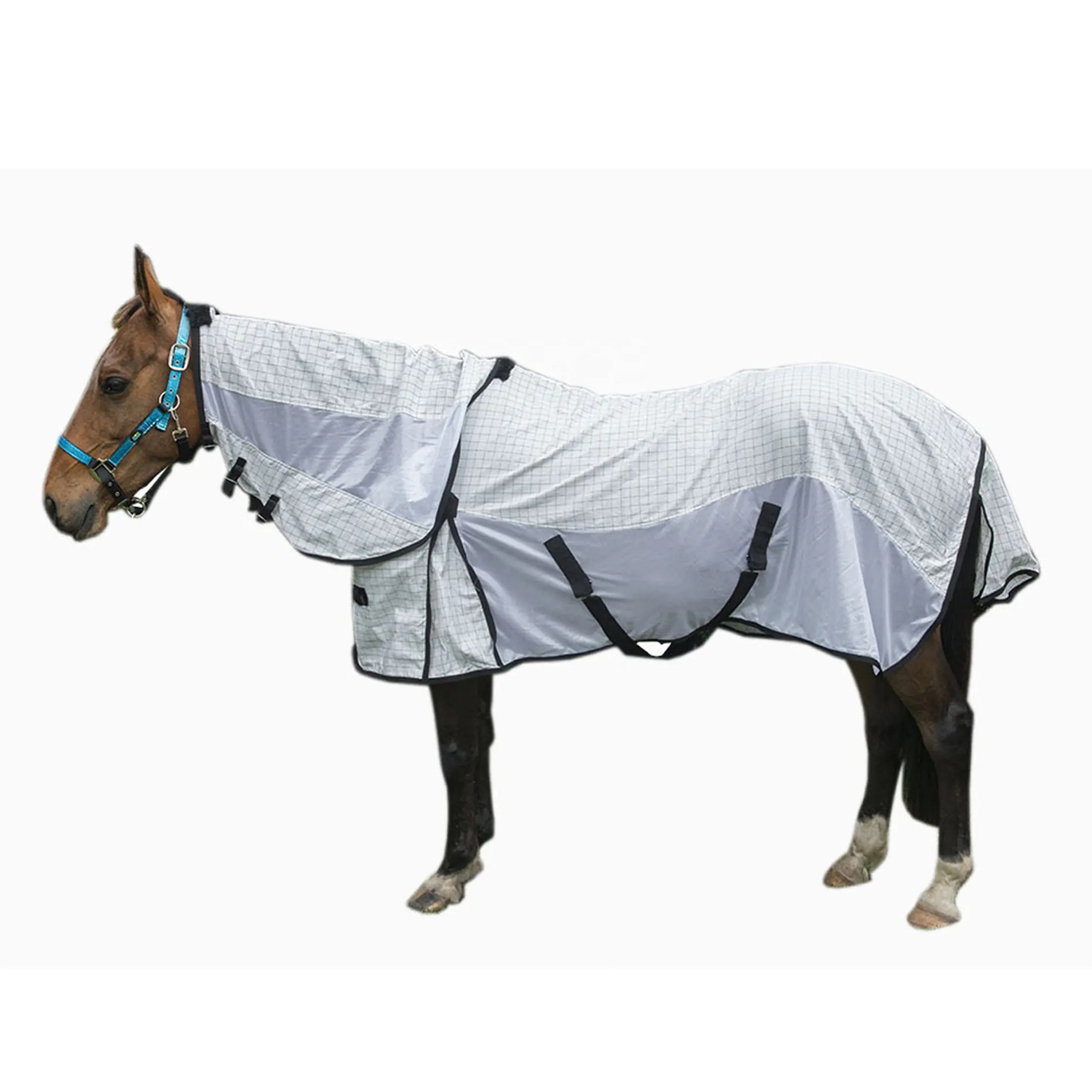 Mantas de diseño Popular, equipo de caballos, ropa ecuestre transpirable, alfombras de malla para caballos, Alfombra de protección para caballos de verano