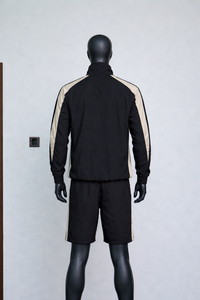 Conjunto de Chaqueta Cortavientos con Cierre y Pantalones Cortos para Hombre 2026, 100% Algodón, Hecho a Medida, Verano, Casual, Transpirable - Product Image 4