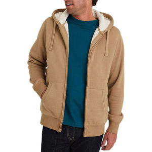 Sudadera con capucha y cremallera con gráfico personalizado a precio de fábrica, con hombros caídos y bordado, para marcas de streetwear estadounidenses. - Product Image 3