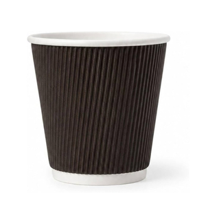 Gobelet en papier jetable triple couche ondulé, écologique, recyclable, 150 ml (5 oz), antidérapant, pour boissons chaudes, faible MOQ, commandes en gros - Product Image 2