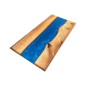 Tabla de cortar moderna de cocina blanca, madera y resina, última tabla de servir queso multifuncional de gran oferta - Product Image 3