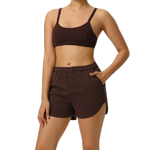 Conjunto Deportivo para Mujer, Shorts de Cintura Alta y Sujetador Deportivo, Ropa Ligera para Ejercicio, Yoga, Fitness y Entrenamiento Diario - Product Image 4