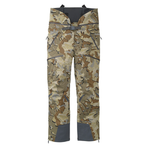 Pantalon à bretelles personnalisable grande taille en velours côtelé, résistant aux taches, avec broderie 3D, fermeture éclair, confortable, motif uni, imperméable, pour l'hiver et les activités de plein air - Product Image 4