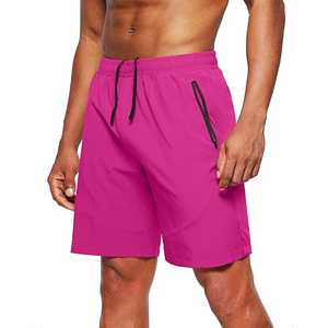 Pantalones Cortos Deportivos de Poliéster Texturizado Tipo Waffle para Hombre, Sólidos, Casuales, Transpirables, para Gimnasio, Running y Entrenamiento - Product Image 1