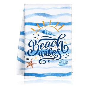 Serviettes de thé florales jacquard en coton biologique brodé, séchage rapide, 50x70cm, 120GSM, prêtes à la vente, durables, fabriquées en Inde, emballage OEM en gros - Product Image 1