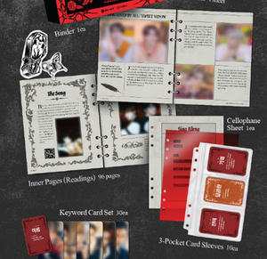 Carpeta con Guía de Letras de ENHYPEN, Música K-Pop, Diseño Ergonómico, Materiales de Papel y Plástico, Idioma Coreano, Para Todas las Edades - Product Image 4