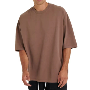 T-shirt vierge unisexe de luxe 100 % coton de haute qualité, coupe ample et oversize, imprimé sur le devant, écologique et respirant - Product Image 5