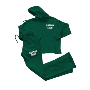 ชุดวอร์มพิมพ์โลโก้ตามสั่ง ระบายอากาศได้ดี สำหรับผู้ชายและผู้หญิง ชุดสองชิ้น เสื้อฮู้ด กางเกงวอร์ม ชุดกีฬา ชุดออกกำลังกายฤดูใบไม้ร่วง - Product Image 3