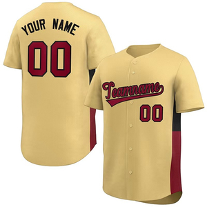 Maillot de baseball personnalisé, fabrication OEM, haute qualité, impression par transfert thermique, uniforme d'équipe, nom et numéro personnalisés, maille douce en polyester - Product Image 4