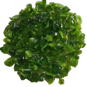 Granulats de verre vert de haute qualité, copeaux de qualité spéciale, terrazzo, pierre naturelle, applications de pierre concassée pour jardin, galets faits - Product Image 1