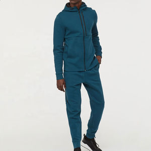 Nuevo Conjunto Deportivo Personalizado al por Mayor para Hombre, Invierno 2026, Sudadera con Cierre y Logotipo Personalizado, Pantalones Deportivos con Cintura Elástica de Forro Polar y Poliéster - Product Image 5