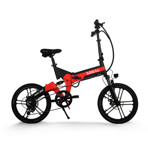 20*1.95-inch tires, aluminum <b>frame</b>, 48V 10AH lithium battery, LCD color display, dual suspension, folding electric <b>bicycle</b> - Product Image 4
