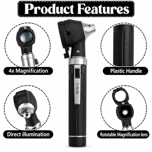 Otoscopio Quirúrgico MJW ENT Negro con Espéculos y Curetas Reutilizables, Instrumento de Diagnóstico con Certificación CE para Examen de Oído - Product Image 2