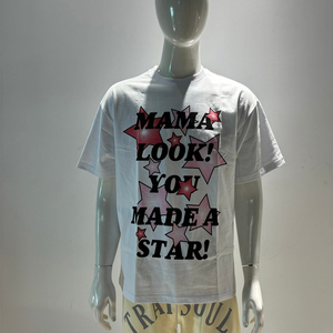 Camiseta de Hombre con Cuello en V, 100% Algodón Ecológico, Transpirable, Anti-Pilling, de Secado Rápido, Estilo Wasteland, Lavada, Oversize, Manga Corta - Product Image 1