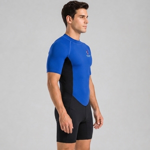 Maillots de bain pour hommes personnalisés de haute qualité pour l'été - Service OEM, logo frontal, design respirant une pièce - Product Image 3