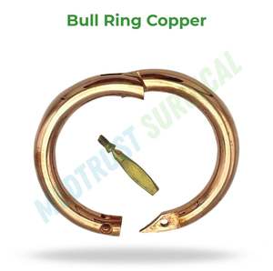 Anillo de cobre estándar para ganado, instrumento veterinario para control nasal de animales de granja - Product Image 2