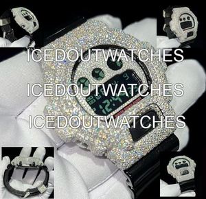 Reloj con Diamantes, Movimiento Automático, Lujoso, Totalmente Cubierto de Diamantes, Estilo Hip Hop, Relojes VVS Moissanite para Hombre - Product Image 4