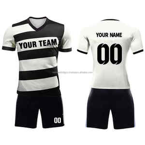 ชุดฟุตบอลสั่งทำพิเศษ ระบายอากาศได้ดี พร้อมเสื้อยืดคอกลมโพลีเอสเตอร์ กางเกงขาสั้น ปรับแต่งชื่อทีมได้ แห้งเร็วและน้ำหนักเบา - Product Image 3