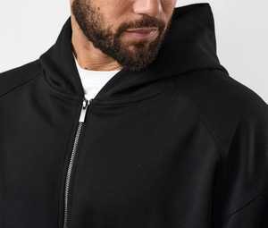 OEM Custom Men's Premium Full Zip Hoodie- Blank Sweatshirt Cotton Fleece Fabric Casual Wear Breathable Manufacturer Supply - Product Image 2