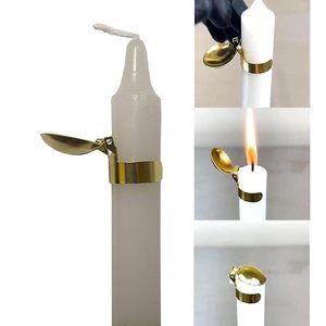 Elegant <b>Candle</b> Snuffer Extinguisher Decorative Metal <b>Wick</b> Flame Extinguisher for Safe <b>Candle</b> Care Easter Home Decoration - Product Image 3