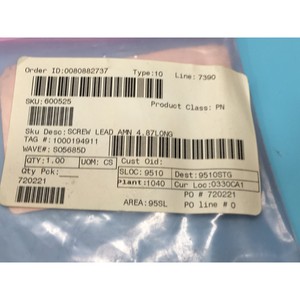 Vis de connexion LAM 600525 AMN 4.87 Long, 176237 - Équipements et pièces semi-conducteurs de confiance à l'échelle mondiale chez - Product Image 4