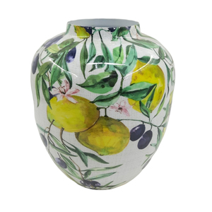 Modern Artistic Glass <b>Vase</b> <b>Red</b> & Gold Design | Handmade Decorative Flower <b>Vase</b> for Living Room Table Decor - Product Image 5