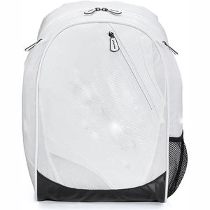 Mochila Deportiva de Gran Capacidad para Equipo de Tenis, Tela de Nailon Blanca Premium para Partidos Competitivos y Entrenamiento - Product Image 5