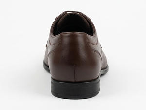 Chaussures habillées à lacets pour hommes Dlords Greg Oxford, dessus en cuir pleine fleur, semelle extérieure faite à la main, semelle intermédiaire en EVA, bout fermé, antidérapantes, respirantes - Product Image 3