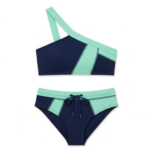 Custom Made Women's Active Bikini Fashionable Solid Quick Dry Breathable Sublimated Two-Piece Swimwear Set for Adults - Product Image 1