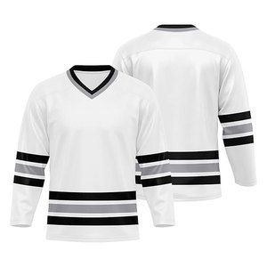 Camiseta de Hockey Personalizada para Hombre, Mujer y Jóvenes, con Logotipo del Equipo, Nombre y Número Bordados e Impresos, para Práctica de Hockey sobre Hielo - Product Image 1