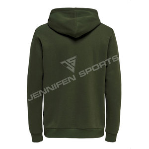 Sweat-shirts à capuche unisexes pour homme en coton 100% de haute qualité, couleur unie, broderie personnalisée du logo, respirant, séchage rapide - Product Image 2