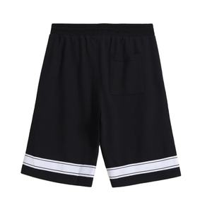 Pantalones cortos básicos de felpa de algodón 100% para hombre, patrón de rayas, transpirable, lona media, servicio OEM, cierre con cordón, estilo informal - Product Image 2